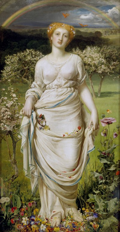 Sanfter Frühling, 19. Jahrhundert von Anthony Frederick Augustus Sandys